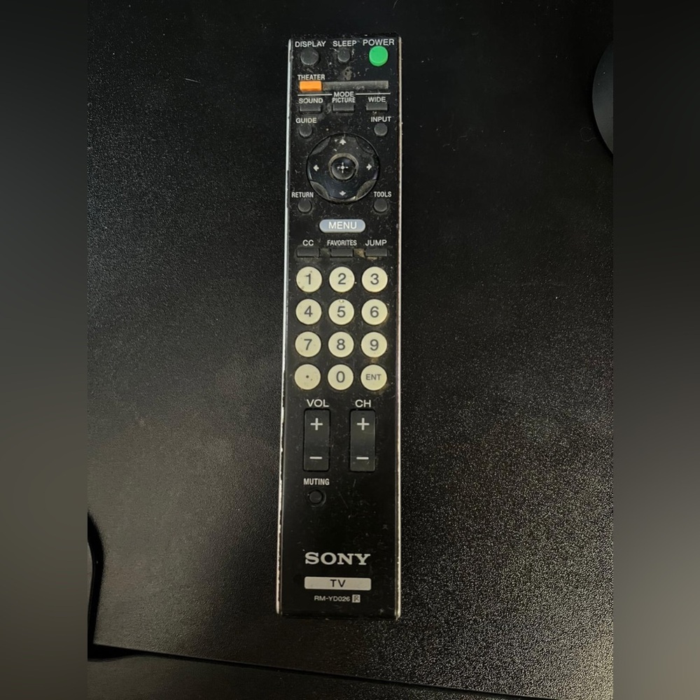 Sony RM-YD026 TV Remote Control
